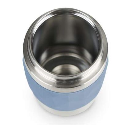 Tefal - Термочашка 300 мл COMPACT MUG нержавіюча сталь/синій