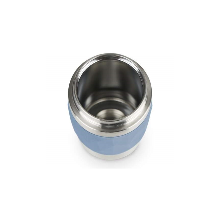 Tefal - Термочашка 300 мл COMPACT MUG нержавіюча сталь/синій