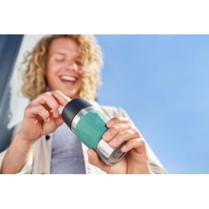 Tefal - Термочашка 300 мл COMPACT MUG нержавіюча сталь/зелений