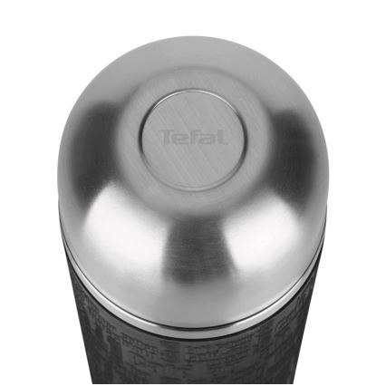 Tefal - Термос із чашкою 1 л SENATOR нержавіюча сталь/чорний