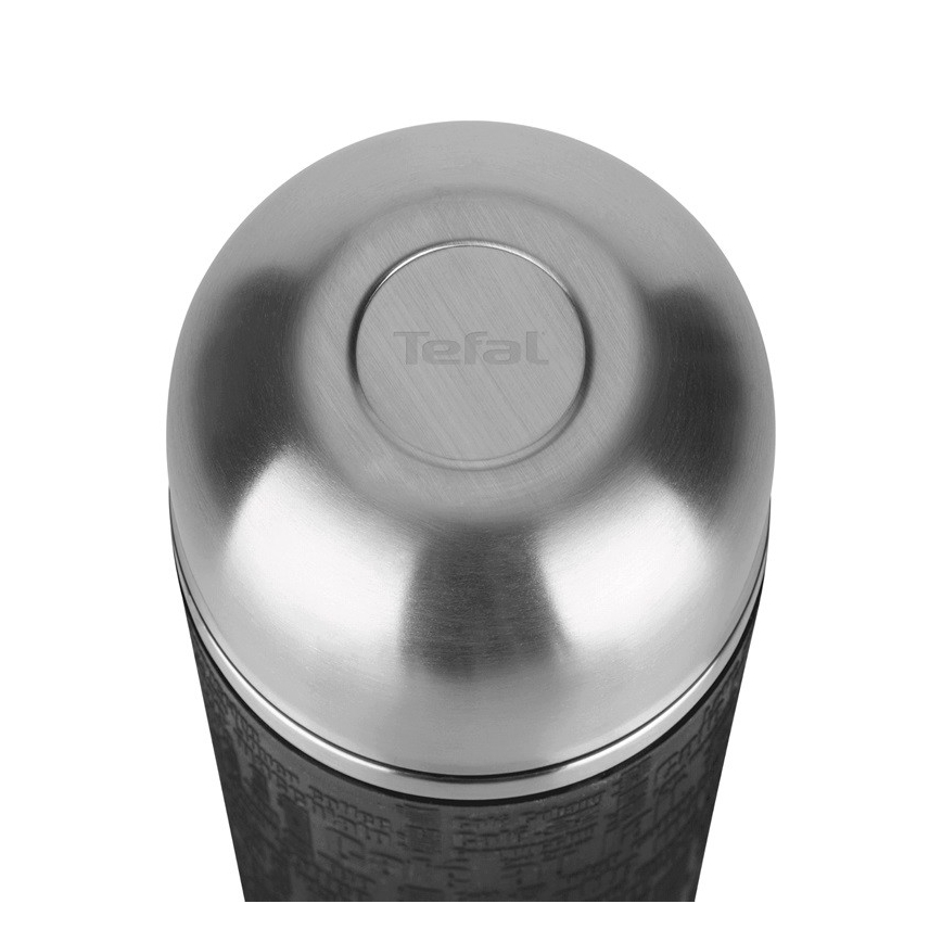 Tefal - Термос із чашкою 1 л SENATOR нержавіюча сталь/чорний