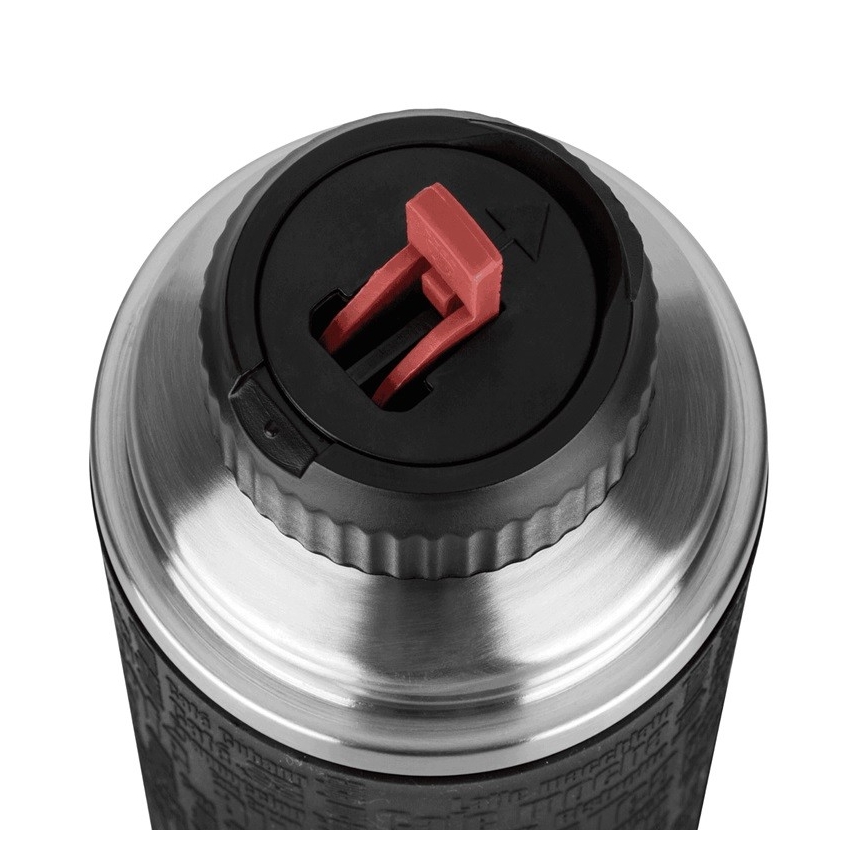 Tefal - Термос із чашкою 1 л SENATOR нержавіюча сталь/чорний