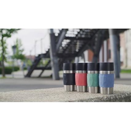 Tefal - Термокружка 300 мл COMPACT MUG нержавеющая сталь/черный