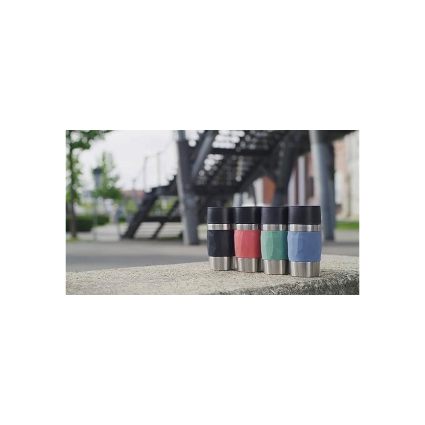 Tefal - Термокружка 300 мл COMPACT MUG нержавеющая сталь/черный