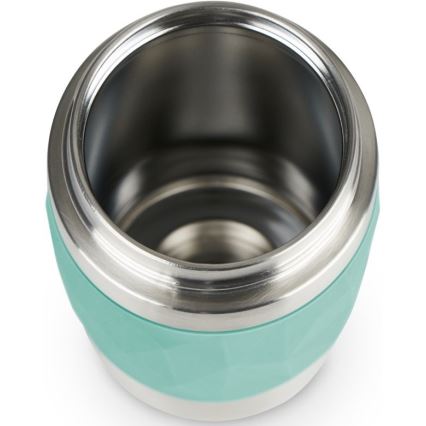 Tefal - Термокружка 300 мл COMPACT MUG нержавеющая сталь/зеленый