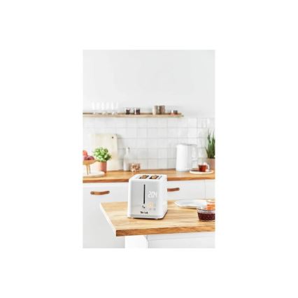 Tefal - Тостер з двома отворами SENSE 850W/230V білий