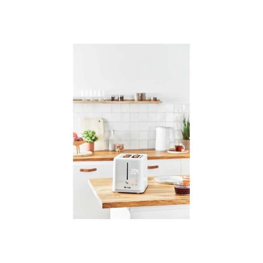 Tefal - Тостер з двома отворами SENSE 850W/230V білий