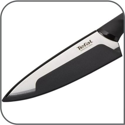 Tefal - Универсальный нож из нержавеющей стали COMFORT 12 см блестящий хром/черный