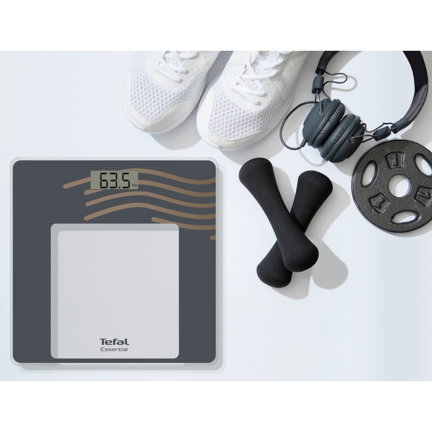 Tefal - ваги для тіла Essential DUNES COLLECTION 1xAAA