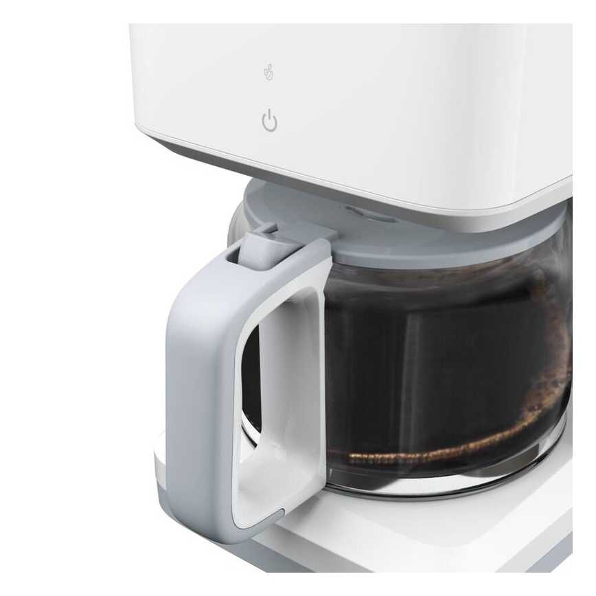 Tefal - Капельная кофеварка с ЖК-дисплеем SENSE 1000W/230V белый