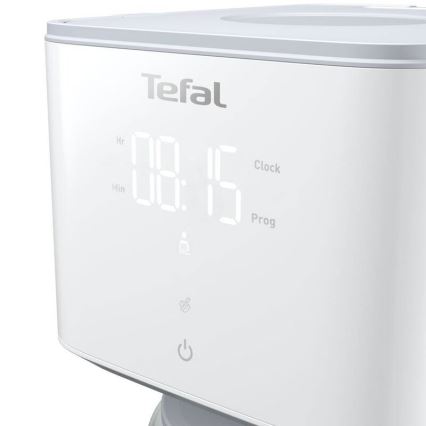 Tefal - Капельная кофеварка с ЖК-дисплеем SENSE 1000W/230V белый
