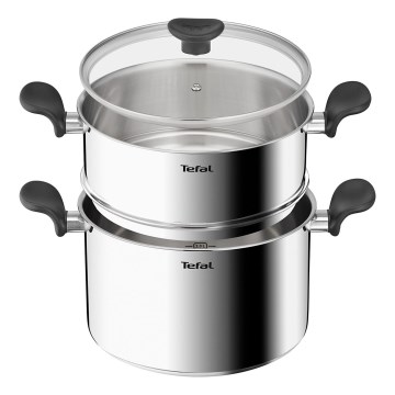 Tefal - Кастрюля для кускуса с паровой корзиной PRIMARY 24 см