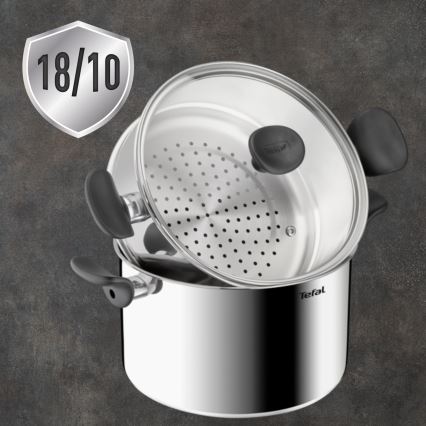 Tefal - Кастрюля для кускуса с паровой корзиной PRIMARY 24 см
