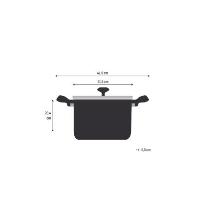 Tefal - Кастрюля EMOTION+ XL с крышкой, 30 см