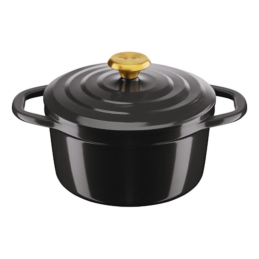 Tefal - Кастрюля с крышкой AIR 20 см антрацит