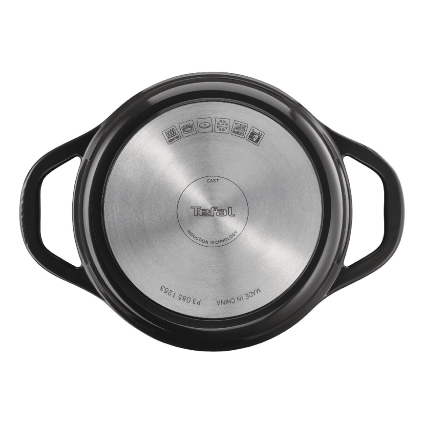 Tefal - Кастрюля с крышкой AIR 20 см антрацит