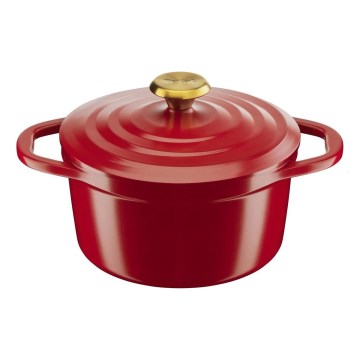 Tefal - Каструля з кришкою AIR 20 см червона