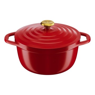 Tefal - Каструля з кришкою AIR, 24 см, червона