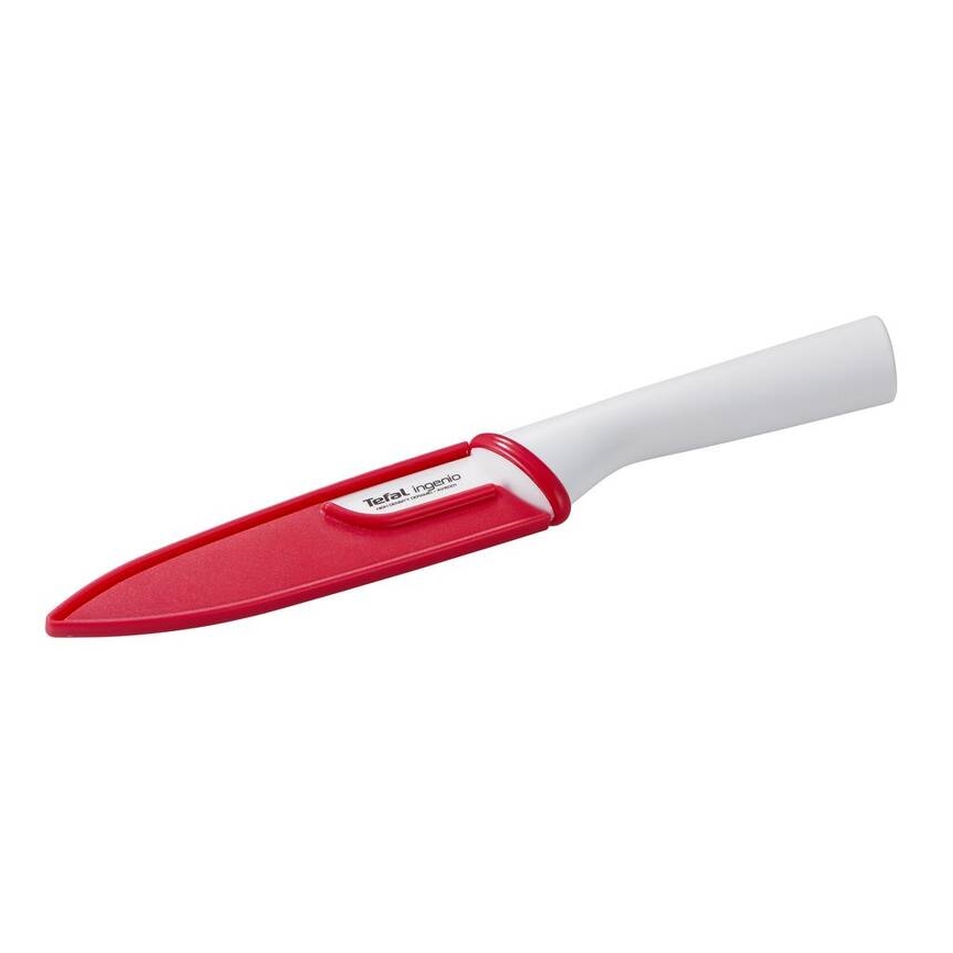 Tefal - Универсальный керамический нож INGENIO 13 см бело-красный