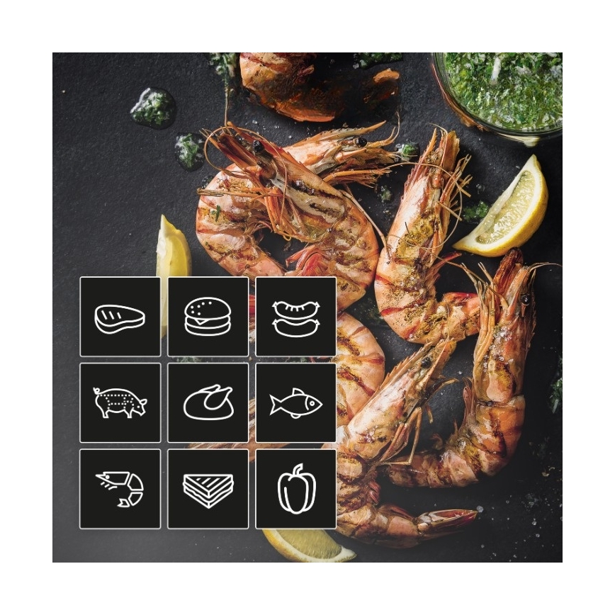 Tefal - контактний гриль OPTIGRILL 4-в-1, 2100 Вт/230 В, з нержавіючої сталі