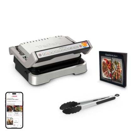 Tefal - контактний гриль OPTIGRILL 4-в-1, 2100 Вт/230 В, з нержавіючої сталі