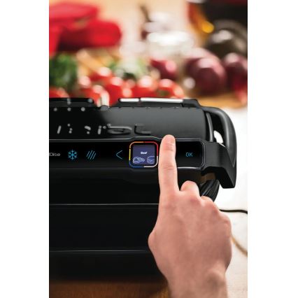 Tefal - Контактний гриль OPTIGRILL ELITE 2000W/230V чорний