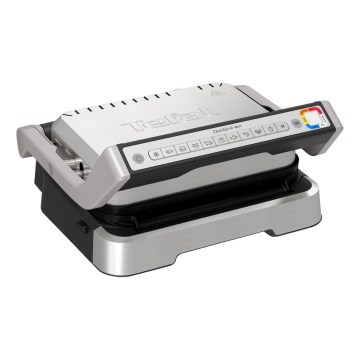 Tefal - Контактный гриль OPTIGRILL 2100W/230V матовый хром