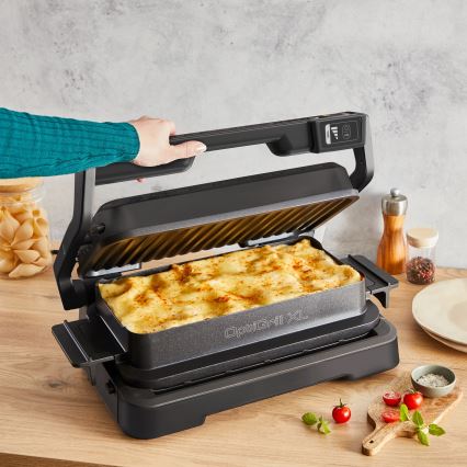 Tefal - Контактный гриль OPTIGRILL 2200 Вт/230 В, чёрный
