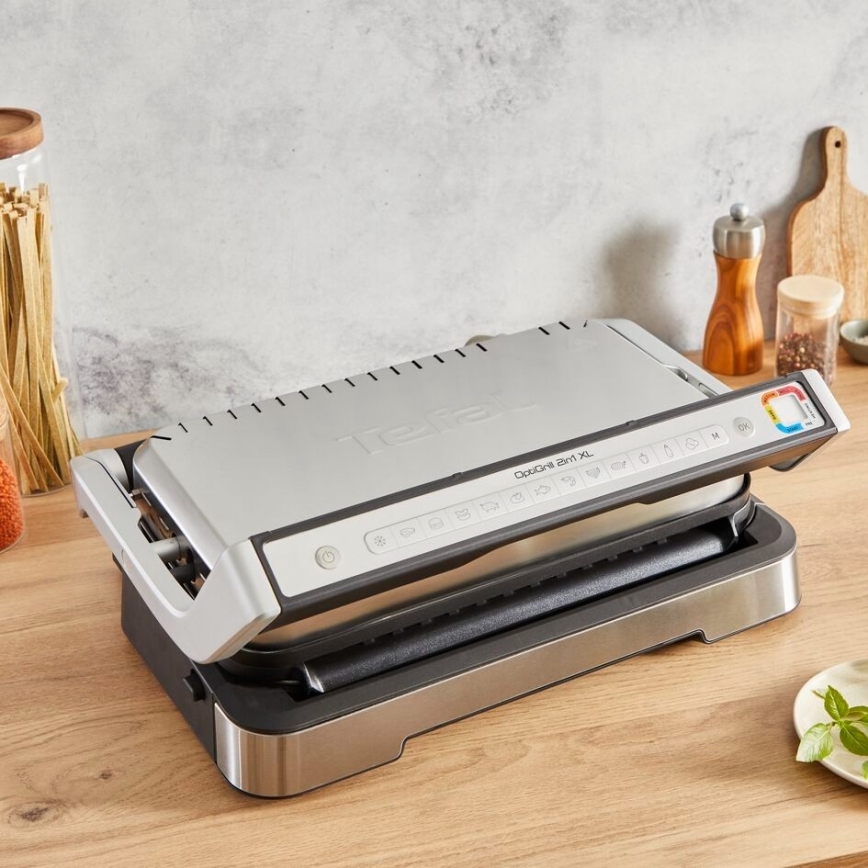 Tefal - Контактный гриль OPTIGRILL 2в1 2000W/230V