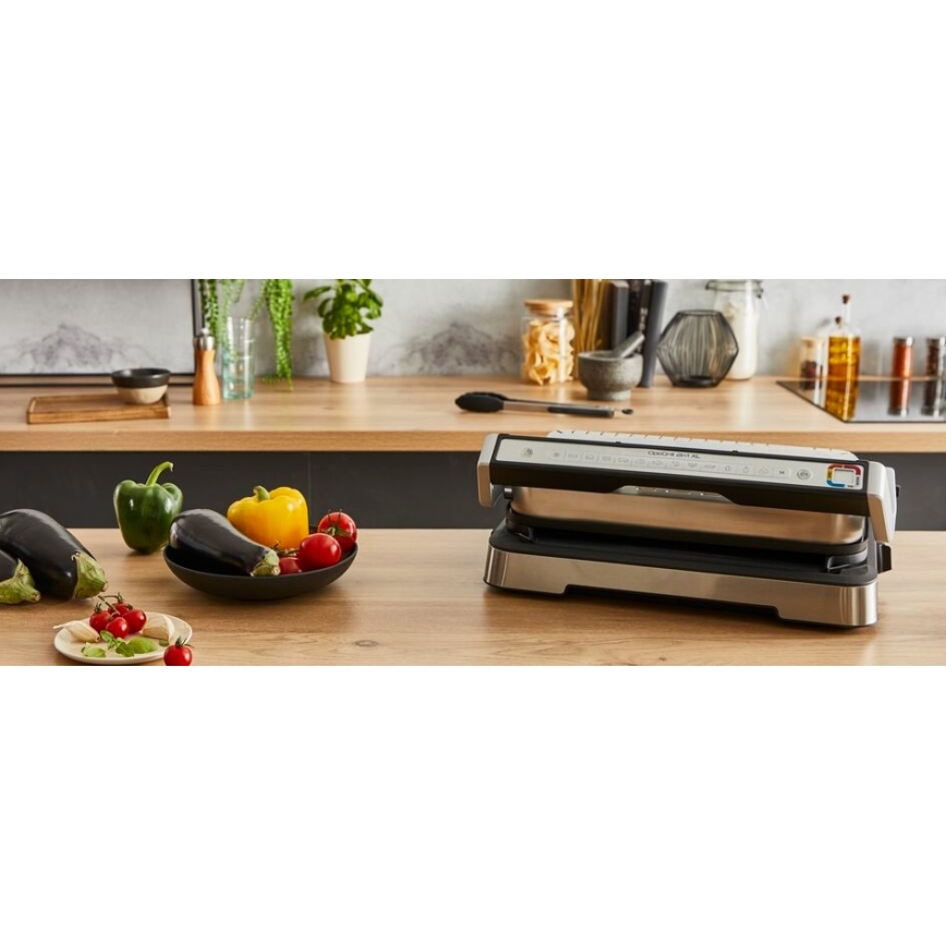 Tefal - Контактный гриль OPTIGRILL 2в1 2000W/230V