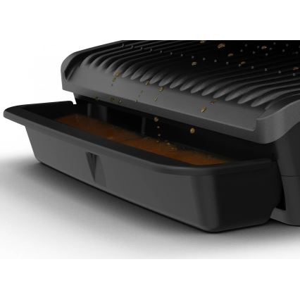 Tefal - Контактный гриль OPTIGRILL ELITE 2000W/230V черный