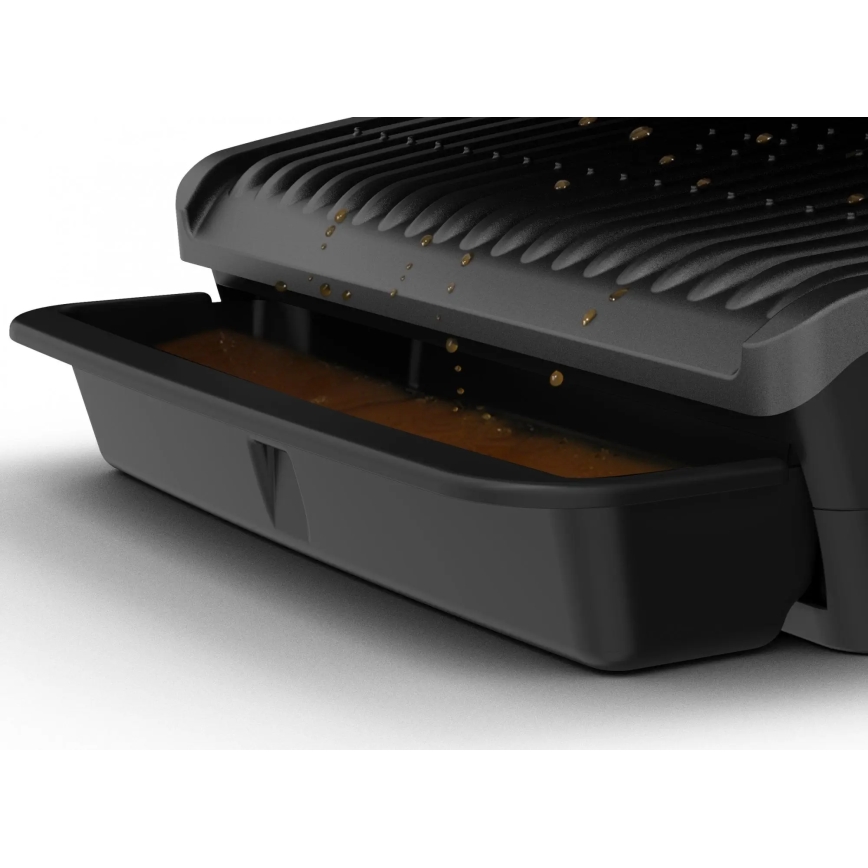 Tefal - Контактный гриль OPTIGRILL ELITE 2000W/230V черный