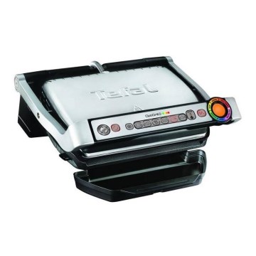 Tefal - Контактный гриль OPTIGRILL+ INOX WAFFLES 2000W/230V черный/хром