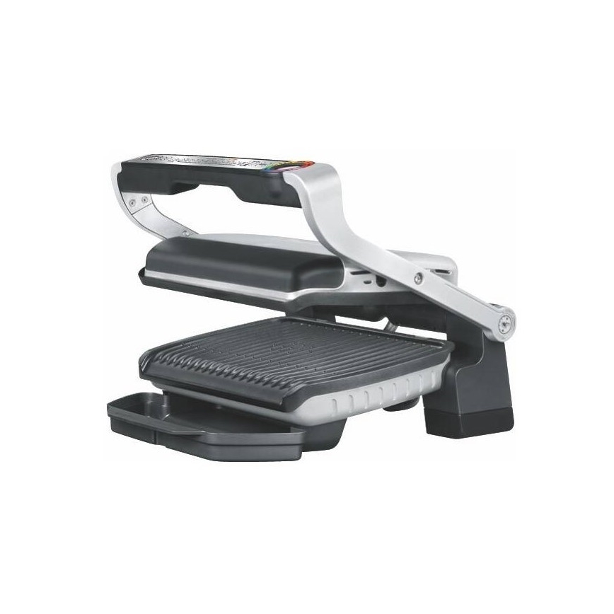 Tefal - Контактный гриль OPTIGRILL+ INOX WAFFLES 2000W/230V черный/хром