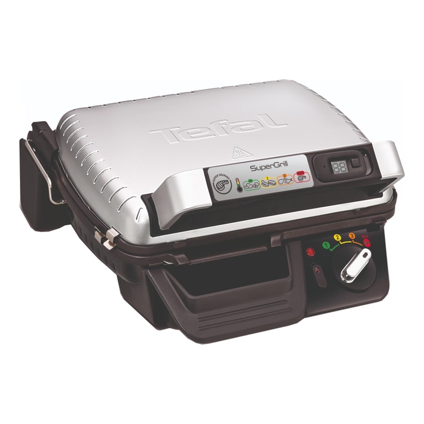 Tefal - Контактный гриль SUPERGRILL 2000 Вт/230 В