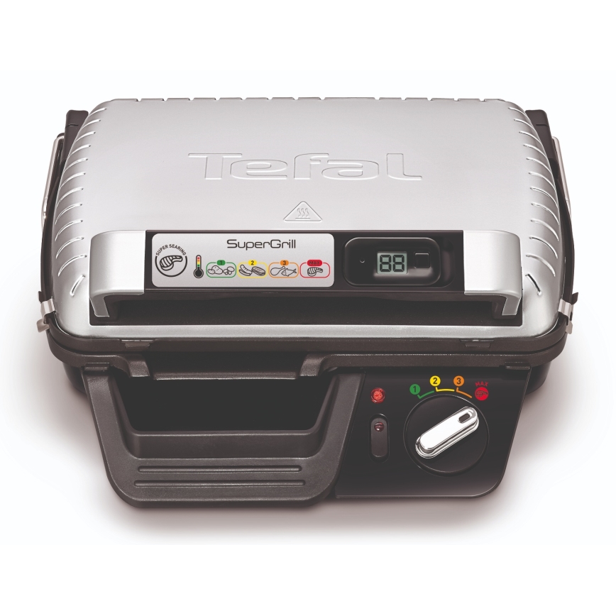 Tefal - Контактный гриль SUPERGRILL 2000 Вт/230 В