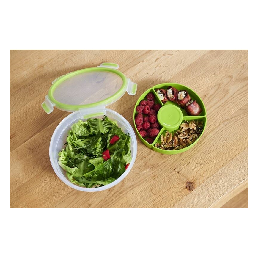 Tefal - Контейнер для салатов 2,6 л MASTER SEAL TO GO зеленый