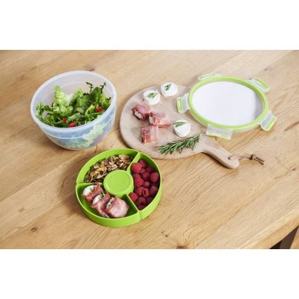Tefal - Контейнер для салатов 2,6 л MASTER SEAL TO GO зеленый