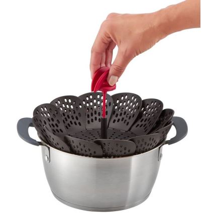 Tefal - Корзина для приготовления на пару INGENIO черный/красный