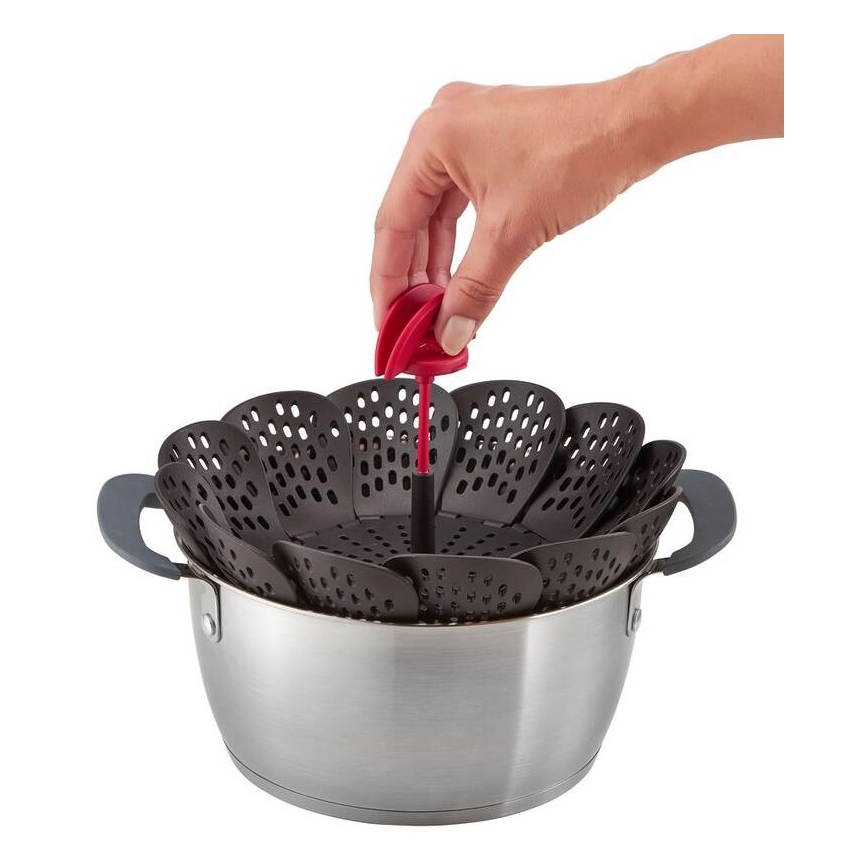 Tefal - Корзина для приготовления на пару INGENIO черный/красный