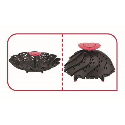 Tefal - Корзина для приготовления на пару INGENIO черный/красный