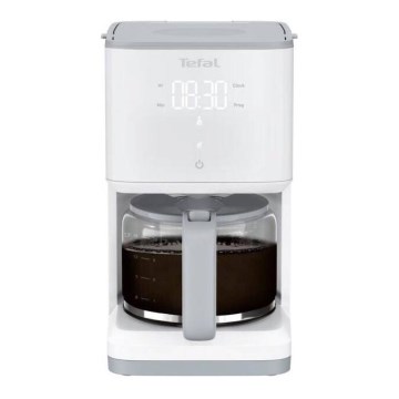Tefal - Крапельна кавоварка з LCD-дисплеєм SENSE 1000 Вт/230 В біла