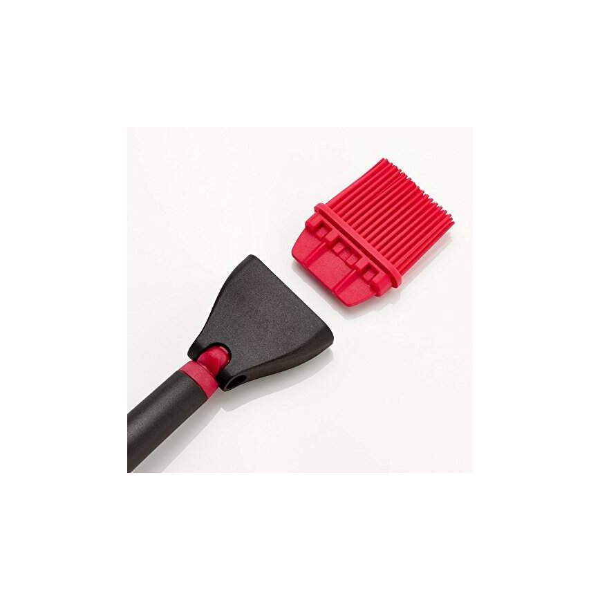Tefal - Кухонная кисточка для смазывания INGENIO чёрная/красная