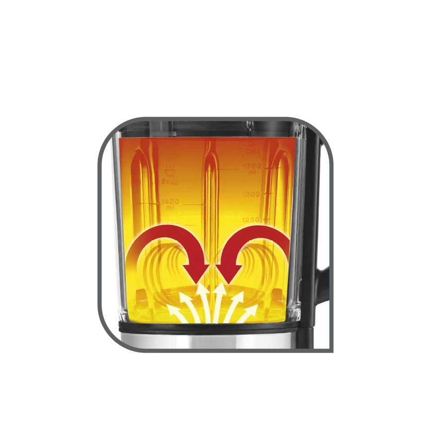 Tefal - Кухонний настільний блендер HIGH SPEED ULTRABLEND BOOST 1300W/230V сірий