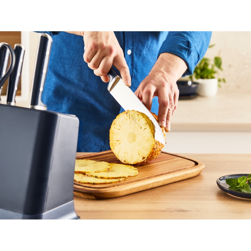 Tefal - Кухонний ніж з підставкою EVER SHARP 20 см