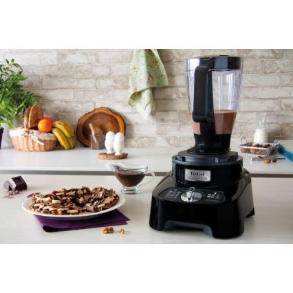Tefal - Кухонний робот DOUBLE FORCE 1000W/230V чорний