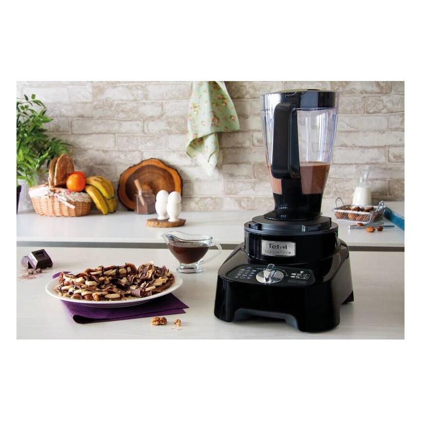Tefal - Кухонний робот DOUBLE FORCE 1000W/230V чорний