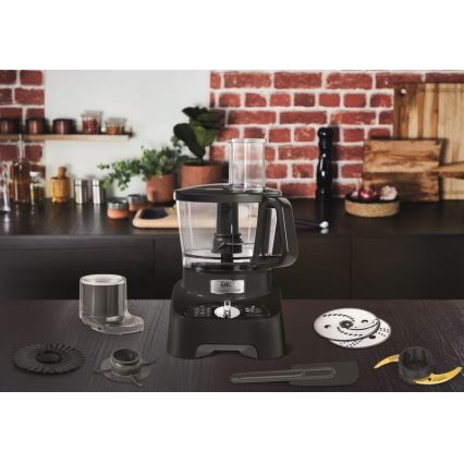 Tefal - Кухонний робот DOUBLE FORCE 1000W/230V чорний
