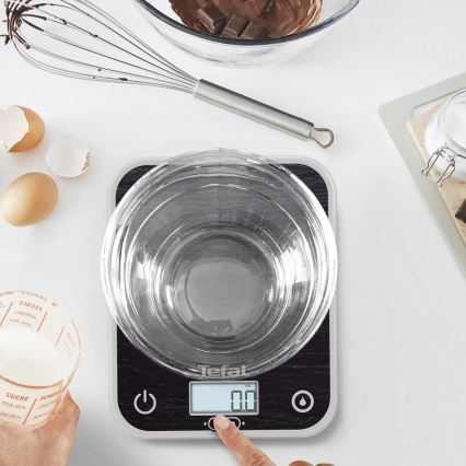 Tefal - Кухонные весы OPTISS 2xAAA черный