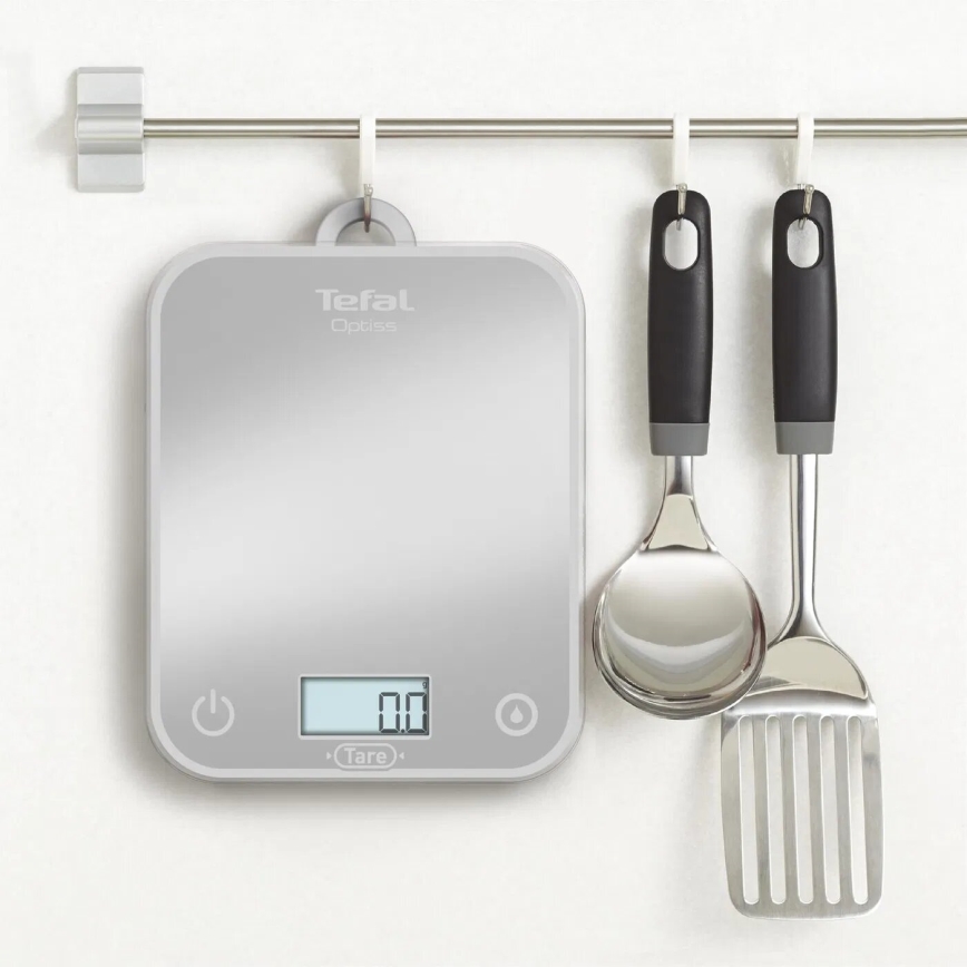 Tefal - Кухонные весы OPTISS 2xAAA серый